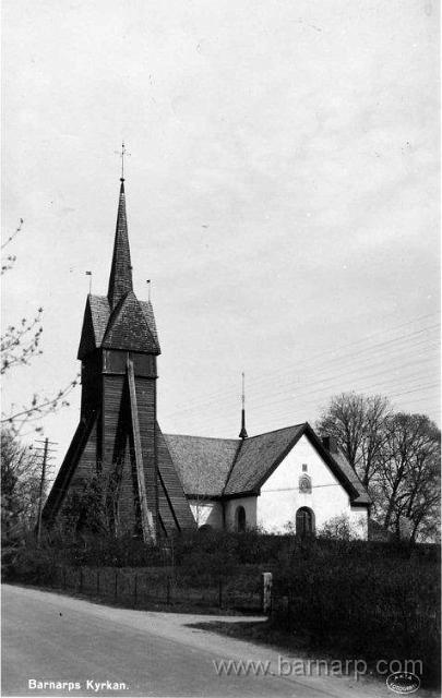 barnarpskyrkan.jpg - Kyrkan med Klockstapel